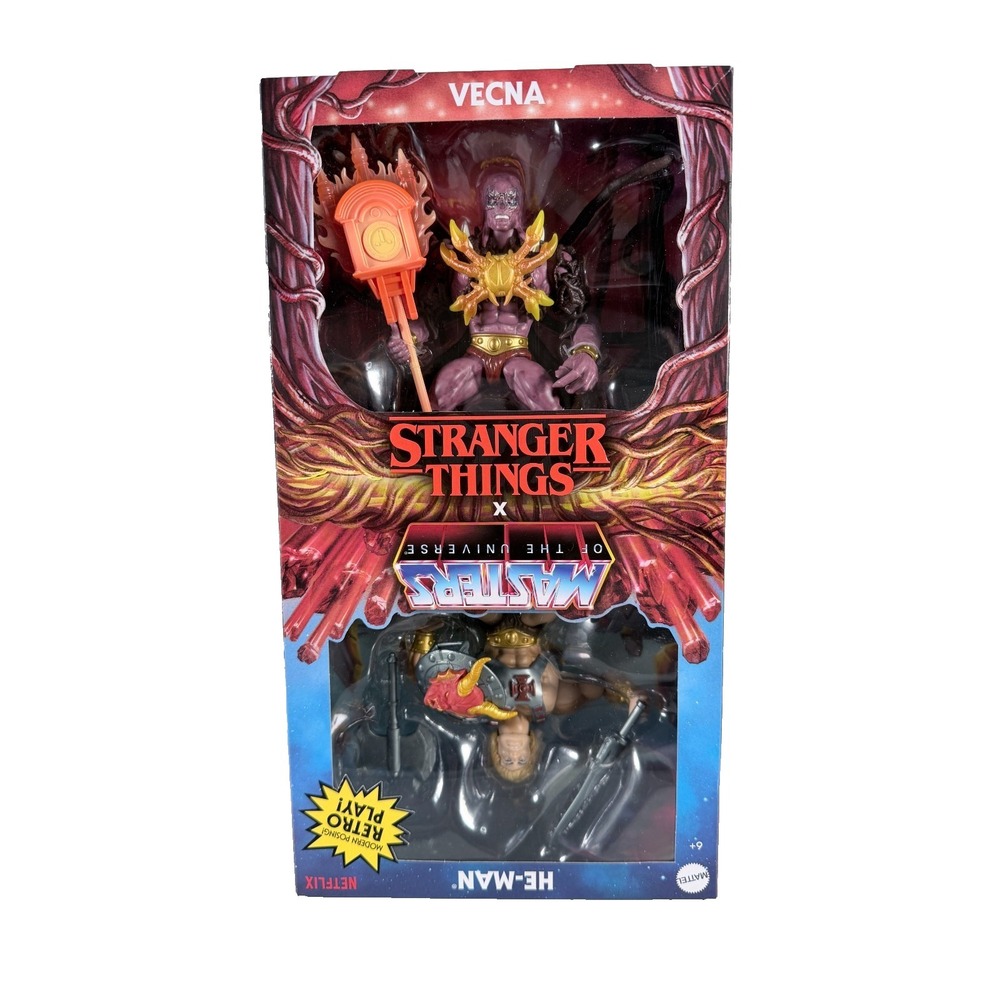 MOTU Masters of the Universe X Stranger Things: He-Man & Vecna Figures 2-Pack - Picture 8 of 8